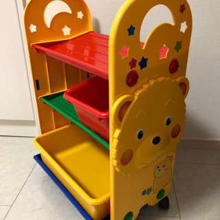 おもちゃの収納棚　くまさん