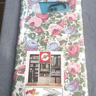 ※未使用未開封品※　花柄　レトロなイタリア製 収納BOXの画像