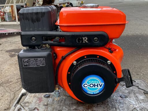 使用頻度少なく整備済　クボタ 8.7馬力　4サイクル　C-OHV ガソリンエンジン　GR250　 　初期不良対応します