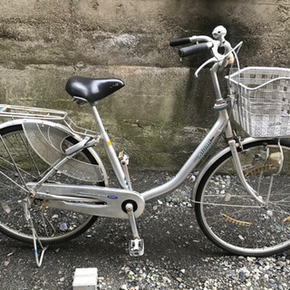 26インチ　ママチャリ　自転車