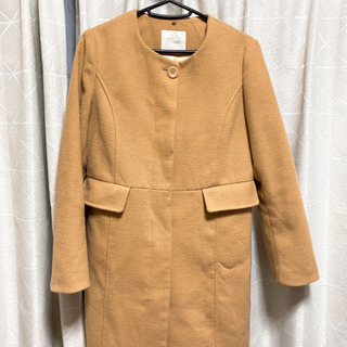 キャメルロングコート
