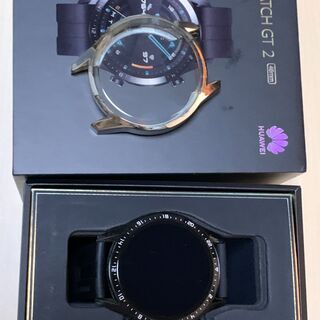 美品 HUAWEI Watch GT2 BLACK 46mm お...