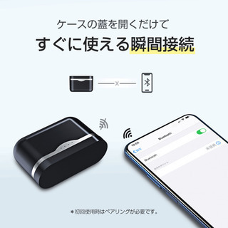 完全ワイヤレスイヤホン　Bluetooth5.1 アクティブノイズキャンセリングの画像