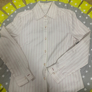 美品！Rosenese ストライプ シャツ ブラウス L 11の画像