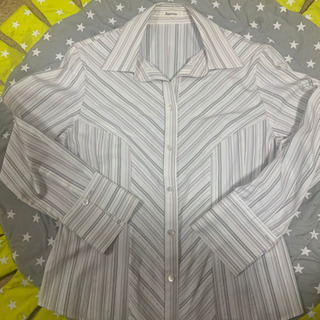 新品！Rosenese ストライプ シャツ ブラウス 11 Lの画像