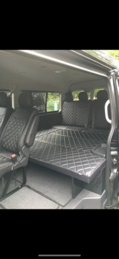 ハイエースワゴンGL4列目とベッドセット