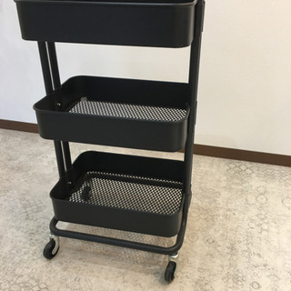 キッチンワゴン　黒