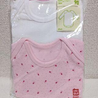 ただいま交渉中です。ユニクロのロンパース 90サイズ 新品未開封です!