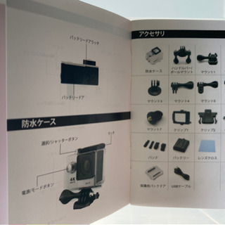 4Kアクションカメラの画像