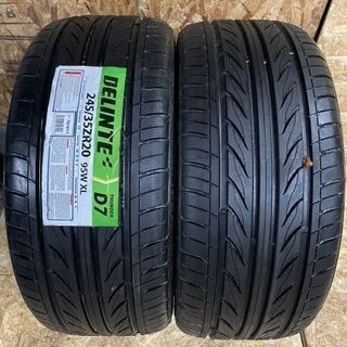 DELINTE THUNDER デリンテ サンダー D7 245/35ZR20 20インチ 夏タイヤ 2本 2018年製 新品 x1 未走行に近い x1　(MTG69) クレジットカード QR決済可能