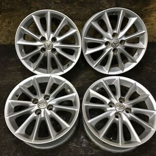 TOYOTA トヨタ 140系カローラフィールダー 純正ホイール 16インチ 4本 6J4HPCD100+45 (VHD144) クレジットカード QR決済可能