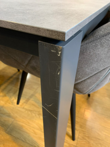 モデルルーム展示品 Calligaris 伸張式ダイニングテーブル&チェア 5点セット BARON カリガリス バロン イタリア製 エ