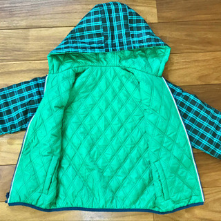 男児リバーシブルコート130cm美品