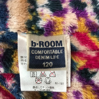 女児リバーシブル中綿入りコート120cm美品の画像