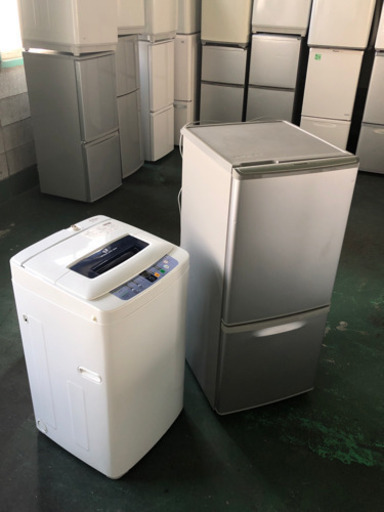【新生活応援】中古冷蔵庫＆洗濯機 2点セット 未清掃/現状渡しのため超特価！