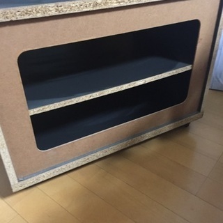 ガラス戸 テレビ台 黒の画像