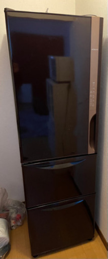 日立 HITACHI R-K32JVL T [冷蔵庫 (315L・左開き) 3ドア ライトブラウン] 2018年製