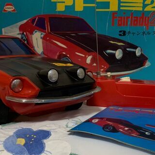 アンティーク／レトロ／ラジコン／車／アトコミ／赤色系／ビンテージ