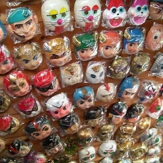 昭和30年代セルロイド「まぼろし探偵」お面★桑田次郎の初期の代表作●昭和レトロ◆当時の未使用デッドストックを発掘・美品◎の画像