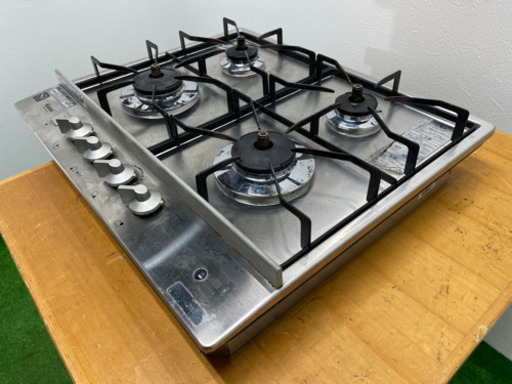 リンナイ/Rinnai  ビルトイン　4口ガスコンロ　ステンレストップ　グリルレス　RD640STS