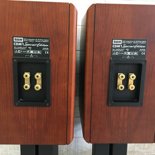 【愛品館江戸川店】B&W CDM1　ブックシェルフ型スピーカーシステム　スタンド付き　お問い合わせID:132-010654-007　配送可の画像