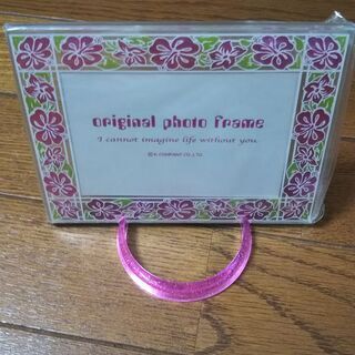 ハイビスカス　写真立て