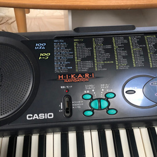 Casio電子キーボード1000円の画像