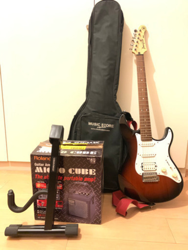 ヤマハ　エレキギター　ローランド　アンプセット