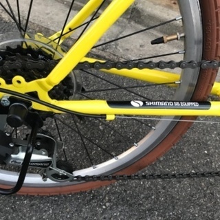 【商談中】ミニベロ　自転車　20インチ　シマノ7段変速の画像