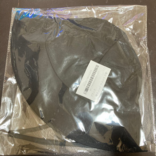 新品未使用　Rutta　ウイルス対策クリアガード付き帽子　ブラックの画像