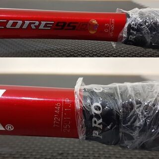 取引終了【中古】YONEX VCORE 95D（レイトン・ヒューイット選手使用モデル）、連絡をいただいてからガットを張りますの画像