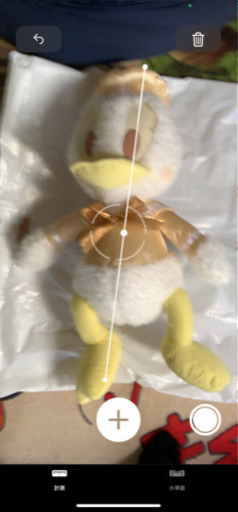 ドナルド金色ぬいぐるみ