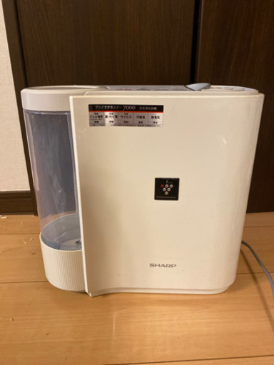 ★受渡者決定★シャープ　プラズマクラスター　気化式加湿器