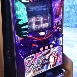 ★SLOTアカギ～闇に降り立った天才～★メーシー★オマケつき★動作良好★美品★実機★パチスロ★スロット★の画像