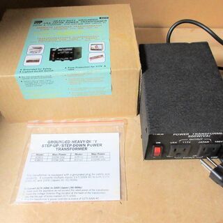 ☆PMI HEAVY-DUTY GROUNDED 500W 変圧...