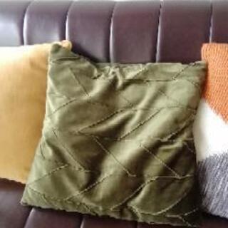 クッションカバーのみ3点セットの画像