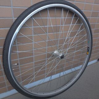 自転車 前輪　ホイール　タイヤ 700×32C　クイックリリース...