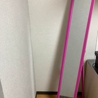 全身鏡　ピンク