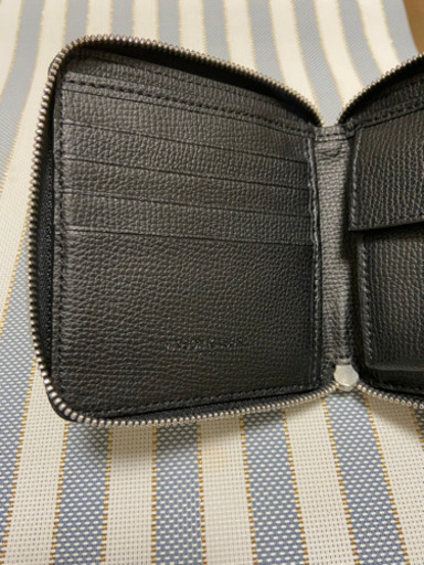 【美品】メゾンキツネ 2つ折り財布 maisonkitsune 黒 財布 長財布