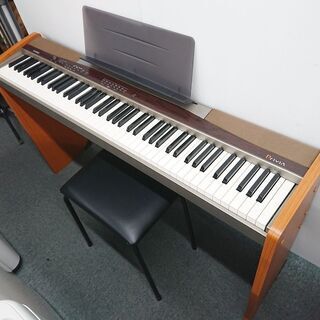J0001　電子ピアノ　カシオ　プリヴィア　PX-100 　簡易イス付き   中古　美品レベルの画像