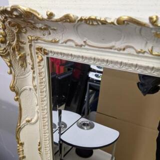 イタリア製 ウォールミラー 壁掛け鏡 クラシック 高級 ゴールド 姿見