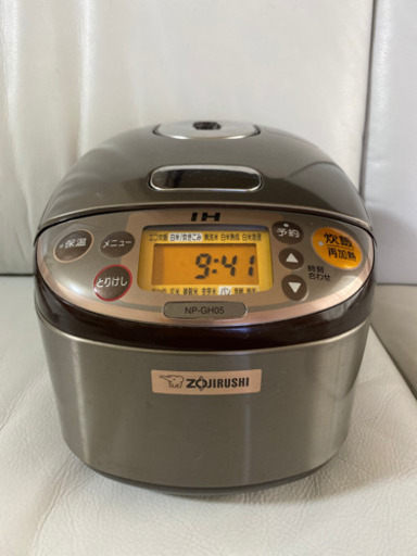 象印IH炊飯ジャーNP -GH05 3合炊き　中古