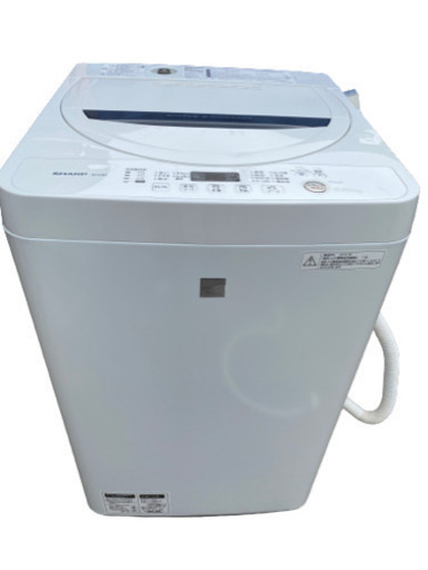2016年製 シャープ 4．5kg全自動洗濯機 keyword キーワードホワイト ESG4E3KW(126k)