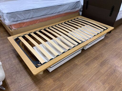 無印良品　シングルベッド　ナチュラル　※マットレス：ニトリ　売場展開中！！！