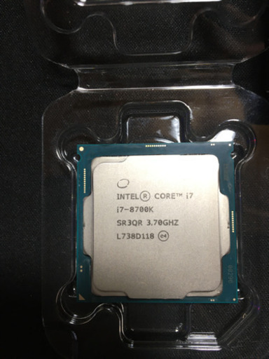 【他サイトにて成約】i7-8700K 3.7GHz ハイエンドＣＰＵ