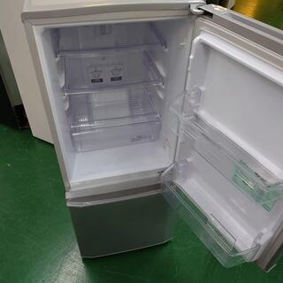 【店舗同時販売中】2015年製　MITSUBISHI｜三菱　2ドア冷凍冷蔵庫　MR－P15Z－S　146L【店頭ご来店購入限定】の画像