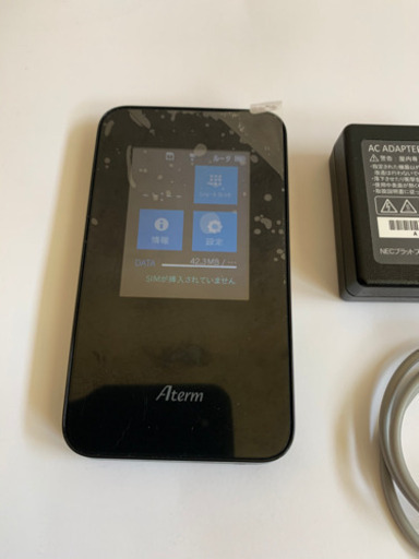 NEC MR03LN SIMフリーモバイルWiFiルーター