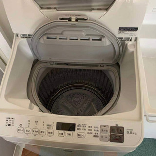 シャープ　縦型洗濯機　2019年製　ES-T5E6 5.5kgの画像