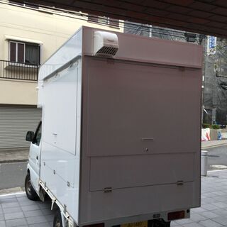 スズキキャリィ　キッチンカー（ほぼ新品）　厨房機器、付属品等一式付きの画像