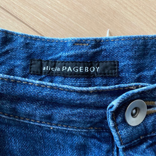 PAGEBOY  サルエル風デニムの画像